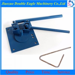 Wholesale price manual reinforcing steel bar plate bending machine/hand press brake maker price