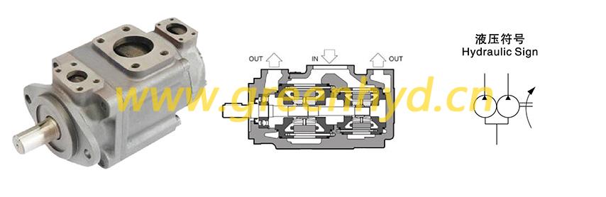 PFED duble oil vacuum pump vane hydraulic system.jpg